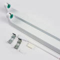 LED Fluorescent Tube Fitting Single Open Channel 2ft 600mm + Connectors. Collections are allowed