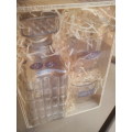 STORMERS RUGBY DECANTER GLASS WHISKEY GIFT SET. Collections are allowed.