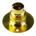 B22 Brass Bayonet Clip Lamp / Light Bulb Holder / Fitting. Collections Are Also Allowed.