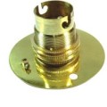 Standard B22 Brass Bayonet Clip Lamp / Light Bulb Holder / Fitting / Adapter. Collections Allowed.