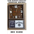 Jack Daniel`s Tennessee Whiskey Box Clock. Brand New Product. Collections are allowed.