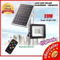 Solar LED Floodlights: Rechargeable + Remote Control 20W. Collections are allowed.