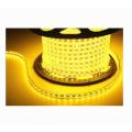 100m LED Strip Rope Light: Yellow 220V Complete With Connector Plug + End Cap. Collections Allowed.