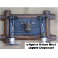 Rhino Head Liquor Dispenser with 2-Optics. Brand New Products. Collections are allowed.