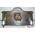 Liquor Dispenser: British Bulldog Head with 2 Optics. Brand New Products. Collections allowed
