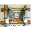 Liquor Dispenser: Captain Morgan Spiced Gold + 2-Optics. Brand New Product. Collections allowed