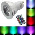 LED Multi Colour RGB Magic Spot/Down Light Bulb with Remote Control. Collections are allowed.