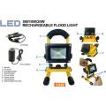 Portable Rechargeable LED Project/Work Floodlight. Collections are allowed.