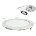 LED Ceiling Lights: Round Panel Complete with Fittings + Driver/PSU 12W 220V. Collections allowed