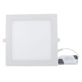 LED Ceiling Light: Square Panel Complete with Fittings and Driver/PSU 15W. Collections are allowed
