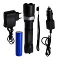 LED Torch Flashlight: Rechargeable Zoomable CREE 800 Lumens.  Collections are allowed.