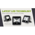 LED Floodlights: Built-In Auto Day Night Sensor 50W 220V Black Slim Line. Collections are allowed.