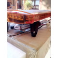 Yellow Vehicle Strobe Roof Top Amber Orange Flash Light. Collections are allowed.