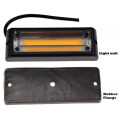 Amber Orange Yellow Strobe Flash Vehicle Grille Cluster COB LED Lights 12V. Collections Are Allowed.