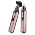 Rechargeable Multifunction 2in1 Electric Nose Hair Trimmer + More. Collections are allowed.