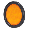 LED TAIL / STOP / BRAKE LIGHTS: Round 12V ~ 24V AMBER / ORANGE. SOLD AS A PAIR. Collections Allowed