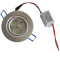 3W 220V Warm WhiteLED Ceiling Downlights Complete with Fitting, Swivel Function. Collections allowed