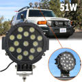 LED Spotlight For Vehicles, Boats etc 51W, 10 ~ 30V DC Black Housing Colour. Collections Are Allowed