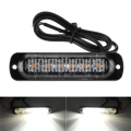 Grille Cluster Flash Strobe 6 Beads LED Lights 12V/24V in Cool White. Collections Are Allowed.