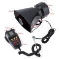 12V Car Vehicle Alarm Siren Horn with Loudspeaker Microphone. Collections Are Allowed.