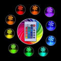 Waterproof RGB LED MultiColour Remote Controlled Submersible Lamp. Collections are allowed.
