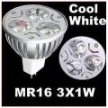 LED Light Bulbs: 3W MR16 12Volts Downlights / Spotlights. Collections Are Allowed.