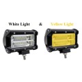 Construction Vehicle LED Combo Warning Strobe/Flash Flood Light: 72W 10~30V DC. Collections Allowed.