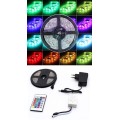 LED STRIP LIGHTS: 5-Metres RGB Rolls, Remote Control Kit and Power Supply. Collections allowed