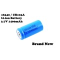Rechargeable 16340 CR123A 3.7V 1400mAh Batteries. Brand New. Collections Are Allowed.