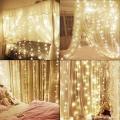 Warm White LED Decorative Fairy Curtain Lights Waterproof 220V AC. Collections are allowed.