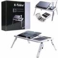 Laptop Stand E-Table. Foldable, Adjustable, Portable with Cooling Fans. Collections are allowed.