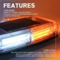 Amber + Cool White High Intensity COB LED Strobe Vehicle Roof Top Flash Light. Collections allowed.