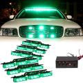 GREEN Strobe Flash Grille Cluster LED Lights 54pces DC12V~32V For Vehicles. Collections Are Allowed.
