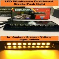Very Long LED Windscreen Vehicle Strobe Dashboard Light 9LED Version. Collections Are Allowed.