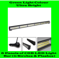 Green Strobe Flash COB LED Vehicle Hazard Warning Emergency Light Bar. Collections Are Allowed.