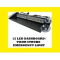 LED Windscreen Vehicle Strobe Dashboard Light in Amber / Yellow / Orange. Collections Are Allowed.