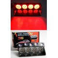 RED LED Windscreen Strobe Vehicle Flash/Warning Dashboard Light. Collections Are Allowed.