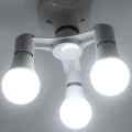 Light Bulb Socket Splitter, Adapter, Converter, E27 to 3x E27 Lamp Holder. Collections are allowed.