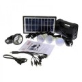 Portable Solar LED Mini Lighting Kit System with USB Port and More. Collections allowed.