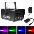 Smoke, Fog Machine with RGB LEDs 600W Heavy Duty, Compact & High Capacity. Collections are allowed.