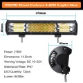 216W LED Light Bar Dual Colour White and Amber with Flashing Modes. Collections allowed