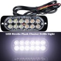 Cool White LED Grille Cluster Flash Strobe Lights 12V/24V for Vehicles. Collections Are Allowed.