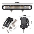 252W LED Strobe Flash Light Bar Dual Colour White & Amber with 5 Modes. Collections allowed