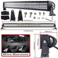 LED Light Bar: 240W NEW GENERATION 4D + 5D Optical Lenses + Wire Harness Kit. Collections Allowed.