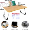 Laptop Table Stand with USB  Ports. Large Ergonomic Design Foldable, Durable. Collections allowed