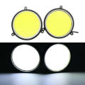 2pcs 90mm 12V COB LED Car Round Daytime Running Lights. Collections are allowed.