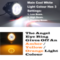 LED Angel Eye Spotlights, Devil Eye Universal Auxiliary Halo Ring Spotlights. Collections allowed.