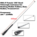 UHF Band Telescopic Antenna for Baofeng Walkie Talkie Ham Radios, Transceivers. Collections allowed