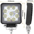 27W LED Auto Work Light Bar Spot Light Optical Lens  9~32V DC. Collections are allowed.