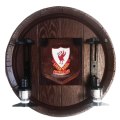 Liverpool FC Large Barrel End Liquor Dispensers with 2 Optic Sets. Brand New. Collections Allowed.